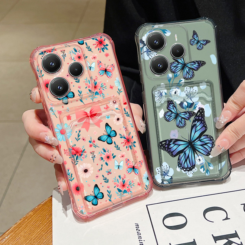 Xiaomi Redmi Note 14 - Slot para cartão macio tpu caso