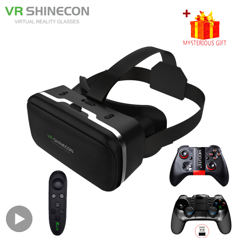 Shinecon vr óculos 3d realidad - Smart Glasses Lens avaliação e preço