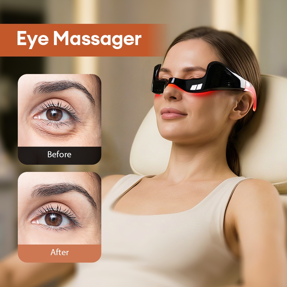 Massageador elétrico para os o - Light Therapy Glasses avaliação e preço